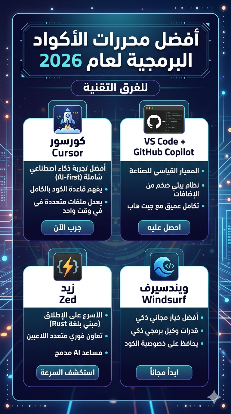 أفضل محرر أكواد برمجية وأدوات إدارة المشاريع للفرق التقنية في 2026
